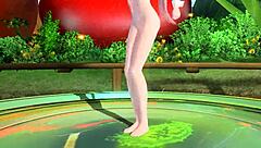 i'm in this megurine luka nude mod, full bunny costume showin off my big tits an ass