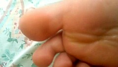 Curvy pink soles and barefoot feet fetish tease