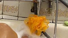 Worship Huge Tits Ass in Steamy Bath Tease Game