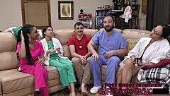 aria nicole's innocent nurse play turns humiliating with channy
