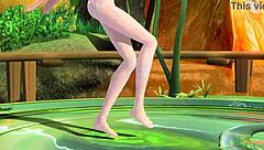 i'm in this megurine luka nude mod, full bunny costume showin off my big tits an ass