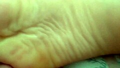 Curvy pink soles and barefoot feet fetish tease