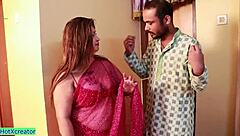 Chubby Indian Bhabhi Bent Over for Horny Doggystyle Creampie Fantasy