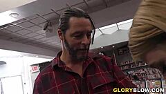 Petite Blonde Hannah Hays Begs for BBC Gloryhole Thrills