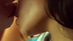 Horny Latina stepsister railed hard by monster cock cums explosively