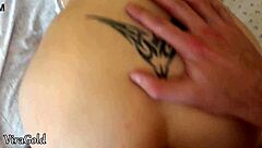 Fucking Ex-Girlfriend's Tight Ass with Deep Pussy Creampie Finish