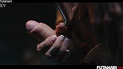 Lesbian Wife Transforms into Futa Shemale Sex Demon Coco Bae Fucks Matty Mila