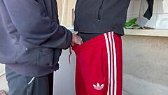 Neighbor's Accidental Laundry Blowjob Cum Swallow