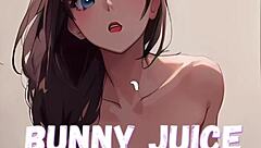 super sloppy blowjob cute bunny swallows cum