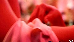 hey watch this blonde teen strip naked on bar