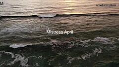 MISTRESS APRIL DOMINATES: Licking and Fucking My Bound Slave's Ass