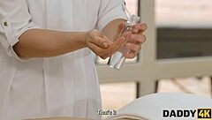 i crave young brunette's tight shaved pussy in old young anal massage