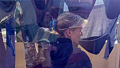 Neighbor's Accidental Laundry Blowjob Cum Swallow