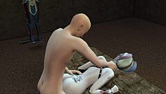 Lex Luthor pounds Harley Quinn in wild Sims 4 parody action