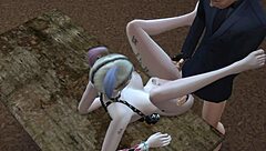 Lex Luthor pounds Harley Quinn in wild Sims 4 parody action