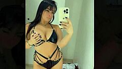 Latina BBC Toy Blowjob Fitting Room