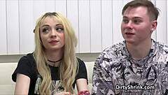 Tony Scores Wild MFF Therapy Session with Two Hot Blondes at the Office