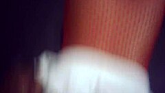 glasses girl bent over backstage pov doggystyle big tits pounding
