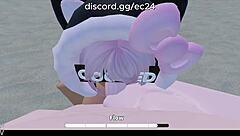 Fucking roblox slut hard on sunny beach!