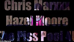 Hazel Moore's Submissive Mouthful in Piss Pool with Huge Tits