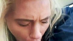 Real Street Hooker Swallows Load in Outdoor Facial Cumshot!