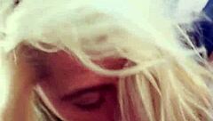 Real Street Hooker Swallows Load in Outdoor Facial Cumshot!