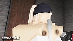 amazing whore roblox deepthroats big tits cumshot night
