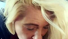 Real Street Hooker Swallows Load in Outdoor Facial Cumshot!