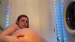 Suggestive Webcam Teen BBW Anal Fisting Stretches Limits Hard