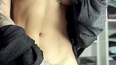 Lingerie Tease And Standing Pussy Masturbation By Susy Gala