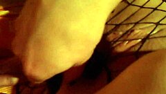 Homemade Brunette Takes Monster Cock Anal POV