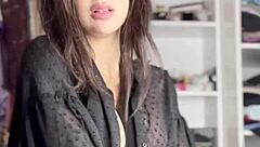 Lingerie Tease And Standing Pussy Masturbation By Susy Gala