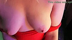 blonde big tits lactating fucked hard homemade creampie