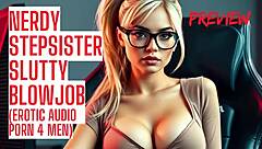 nerdy girl whispers erotic asmr blowjob joi taboo audio
