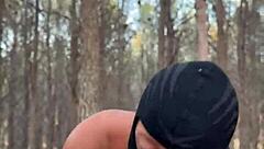 Latina Bitch Begs for Woods Creampie Pounding?