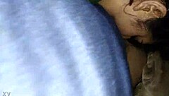 curly haired juju sucks feet passionately