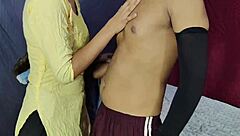 Blindfolded Indian babe submits to oiled domination and dirty talk