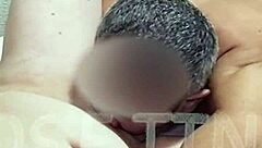 brazilian husband licks wet shaved wife pussy