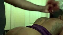 Amateur couple's passionate bathroom backshots end in juicy creampie cumload