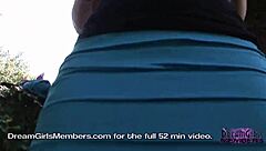 Tampa Hottie Flashes Shaved Pussy Publicly Naked