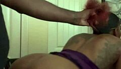 Amateur couple's passionate bathroom backshots end in juicy creampie cumload