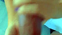 Tanned College Desi Titties in Blowjob Creampie