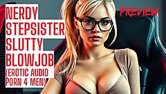 nerdy girl whispers erotic asmr blowjob joi taboo audio