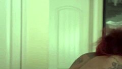Amateur couple's passionate bathroom backshots end in juicy creampie cumload