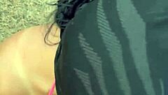 Latina Bitch Begs for Woods Creampie Pounding?