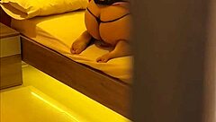 curvy hot stepmom caught shaking ass i drain every drop behind her back
