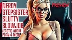 nerdy girl whispers erotic asmr blowjob joi taboo audio