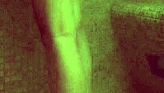 Latina wife moans hard during sauna pussy pounding orgasm