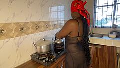 Hubby skips breakfast craves curvy wife's fat pussy instead