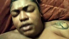 watch me cum hard inside pregnant ebony bbw girlfriend's tight pussy